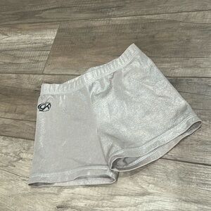 GK Silver Athletic Shorts for Women